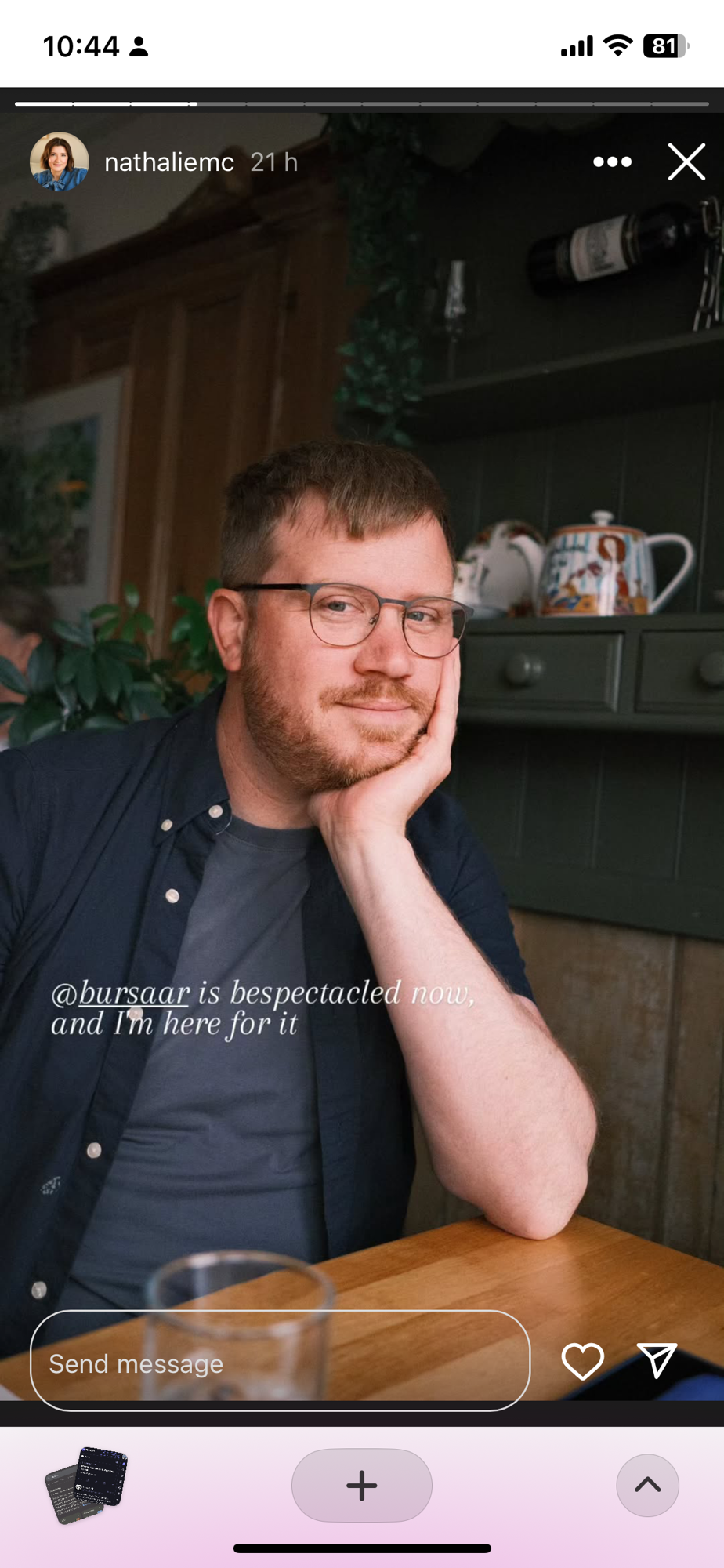Ben got glasses